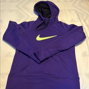 Women’s Nike Hoodie with Lime Logo Size Medium